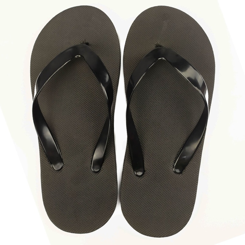 SANDAL JEPIT HITAM POLOS