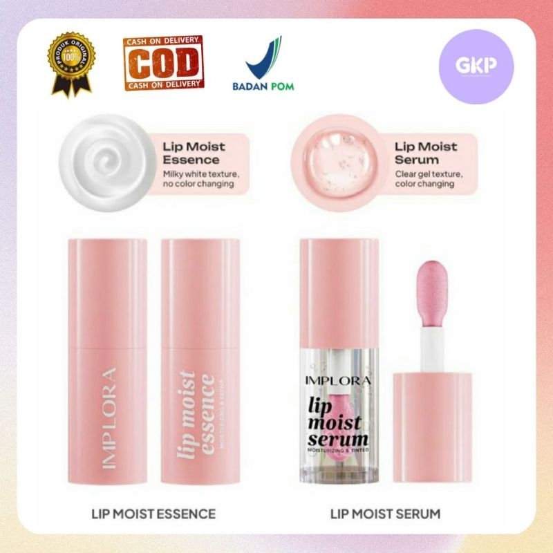 Implora Lip Moist Essence | Implora Lip Moist Serum bpom 100% original
