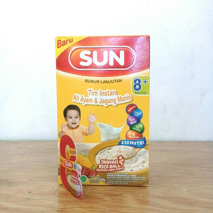 Sun Bubur Tim Instan 8+  (Box 100g)