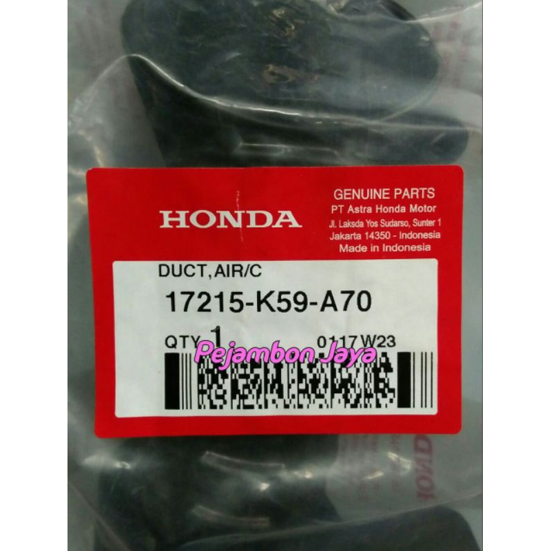 17215K59A70 DUCT AIR/C