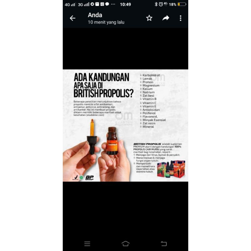 Britis Propolis (Dewasa dan Anak)