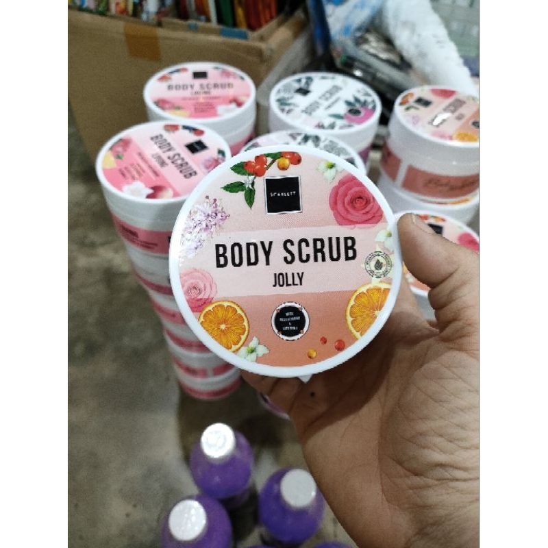 body scrub scarlet