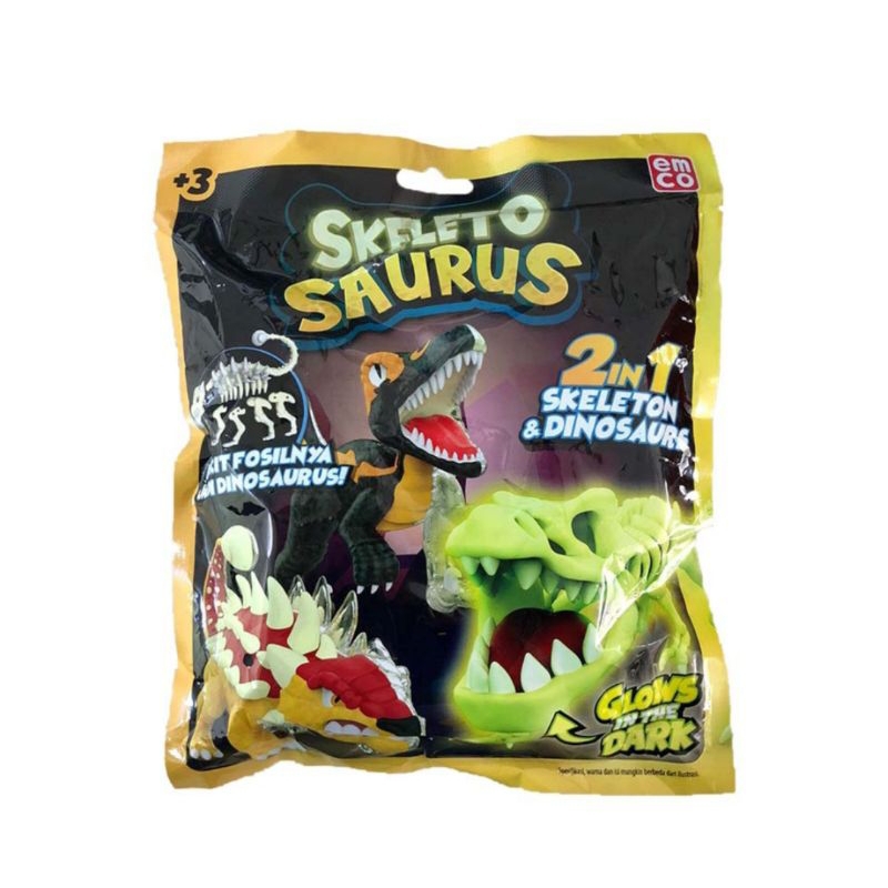 EMCO Skeleto Saurus Assorted Mainan Anak