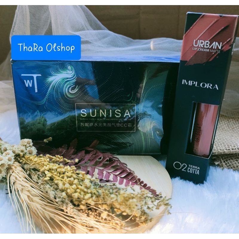 PAKET HEMAT SUNISA DAN LIPSTIK IMPLORA