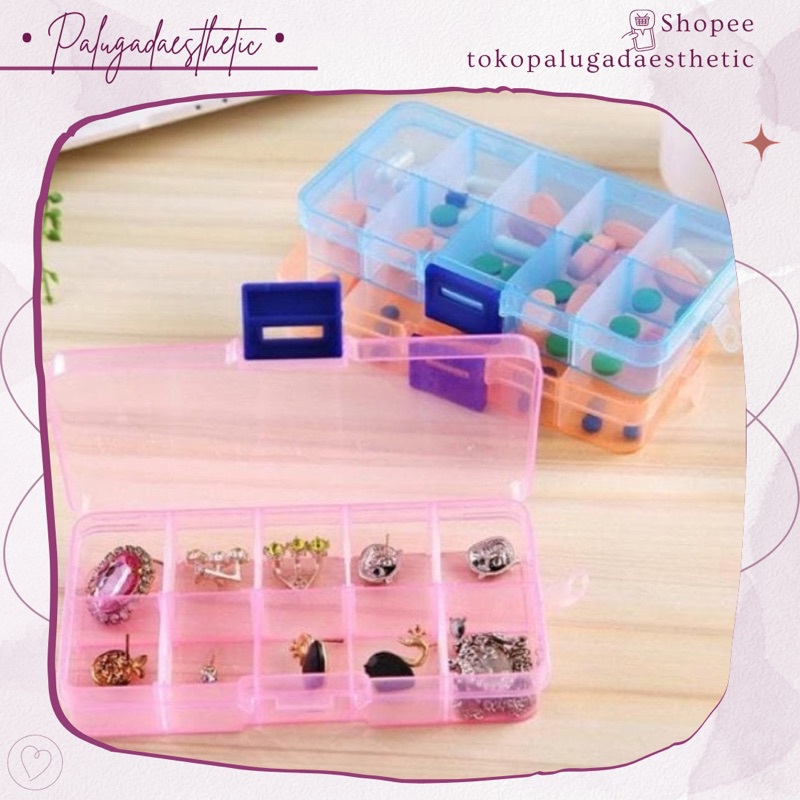 Kotak Obat 10 sekat