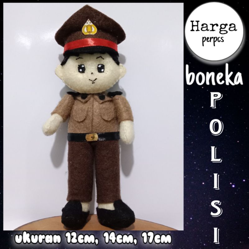 boneka polisi/bayangkari