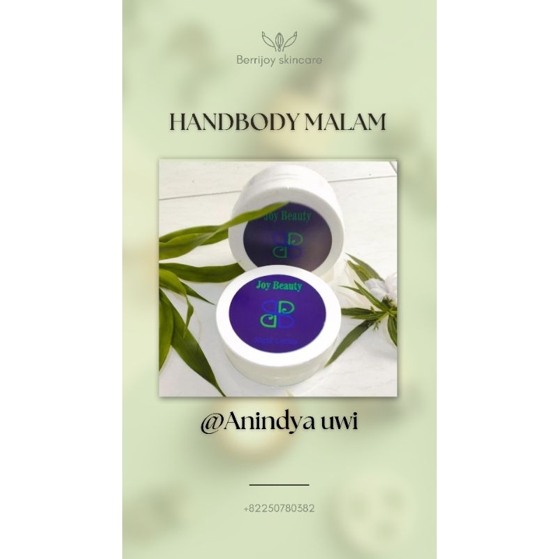 Handbody Malam Berrijoy