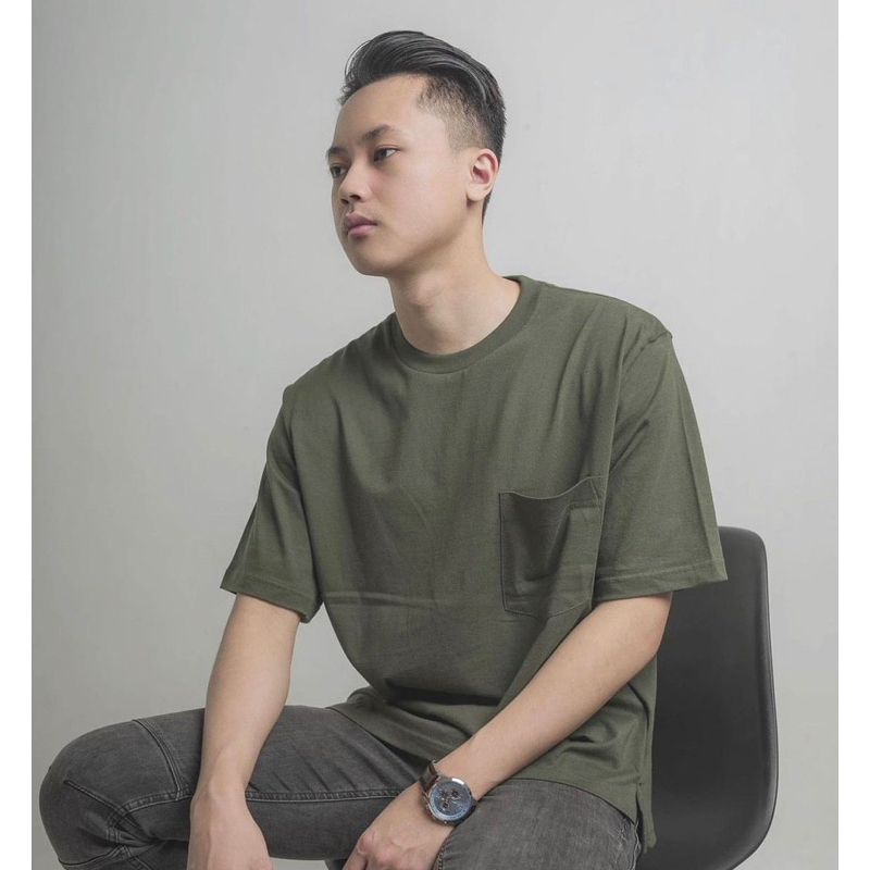 kaos oversize pocket