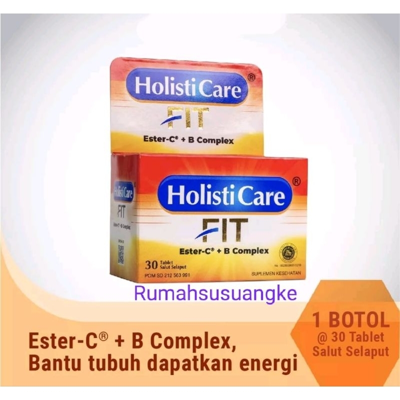 Holisticare FIT Ester C + B Complex isi 30 tablet
