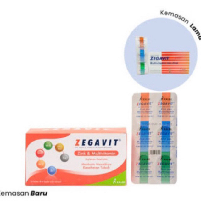 Zegavit Multivitamin Plus Zinc 60 Tablet