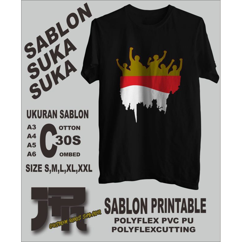 kaos merah putih