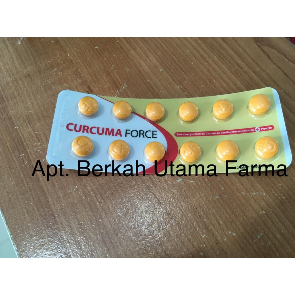 Curcuma force strip isi 12 tablet