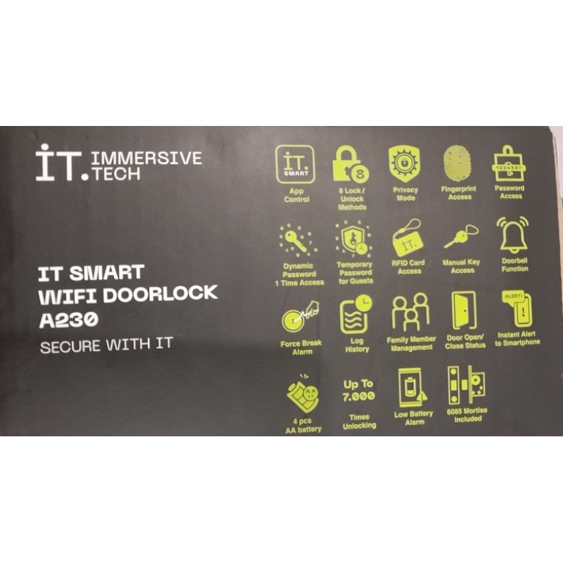 IT SMART DOORLOCK A230 NEW