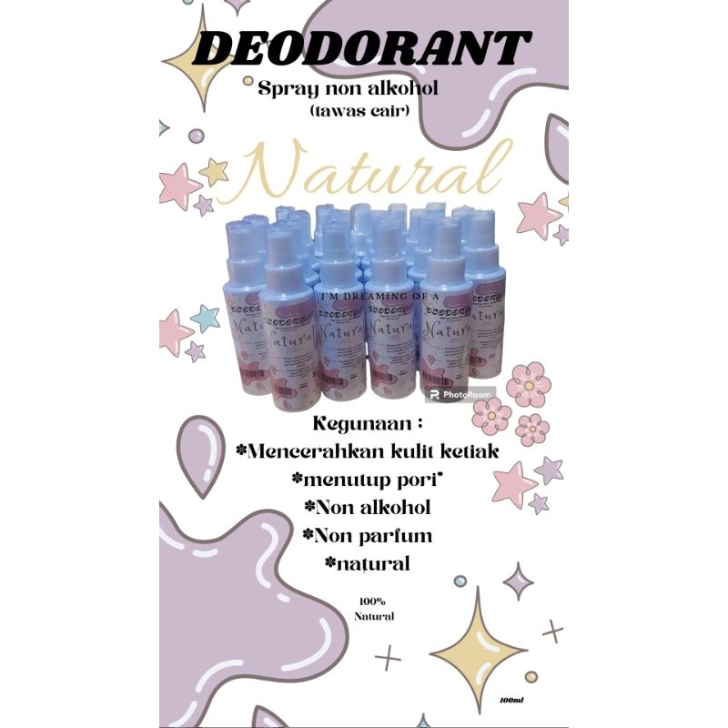 DEODORANT SPRAY (Tawas Cair)