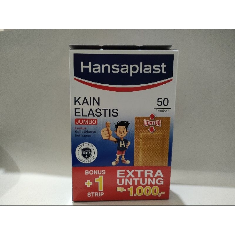 Hansaplast kain elastis jumbo 50 lembar