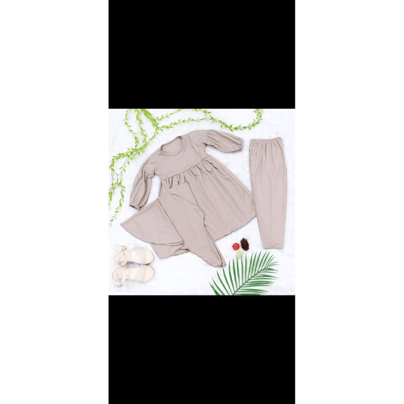 SET GAMIS ANAK 3in1