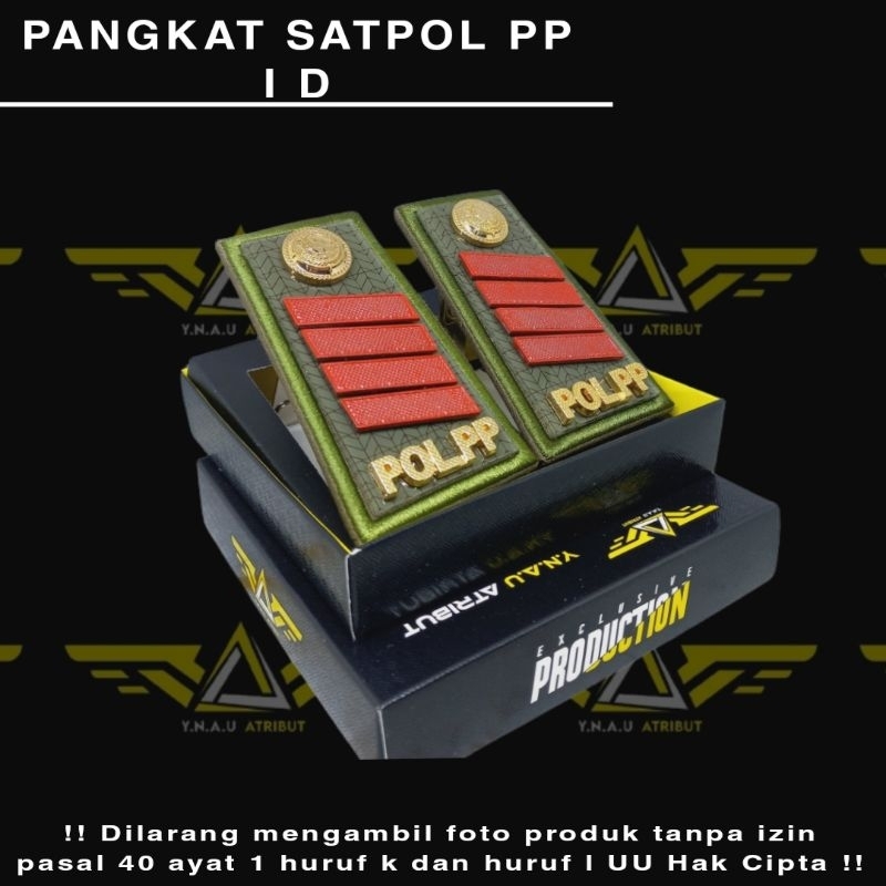 PANGKAT SATPOL PP 1D EXCLUSIVE
