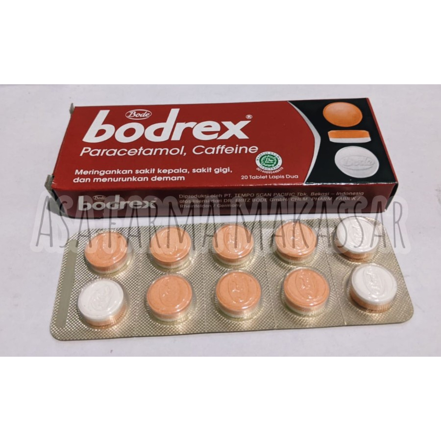 Paracetamol BODREX tablet 10s