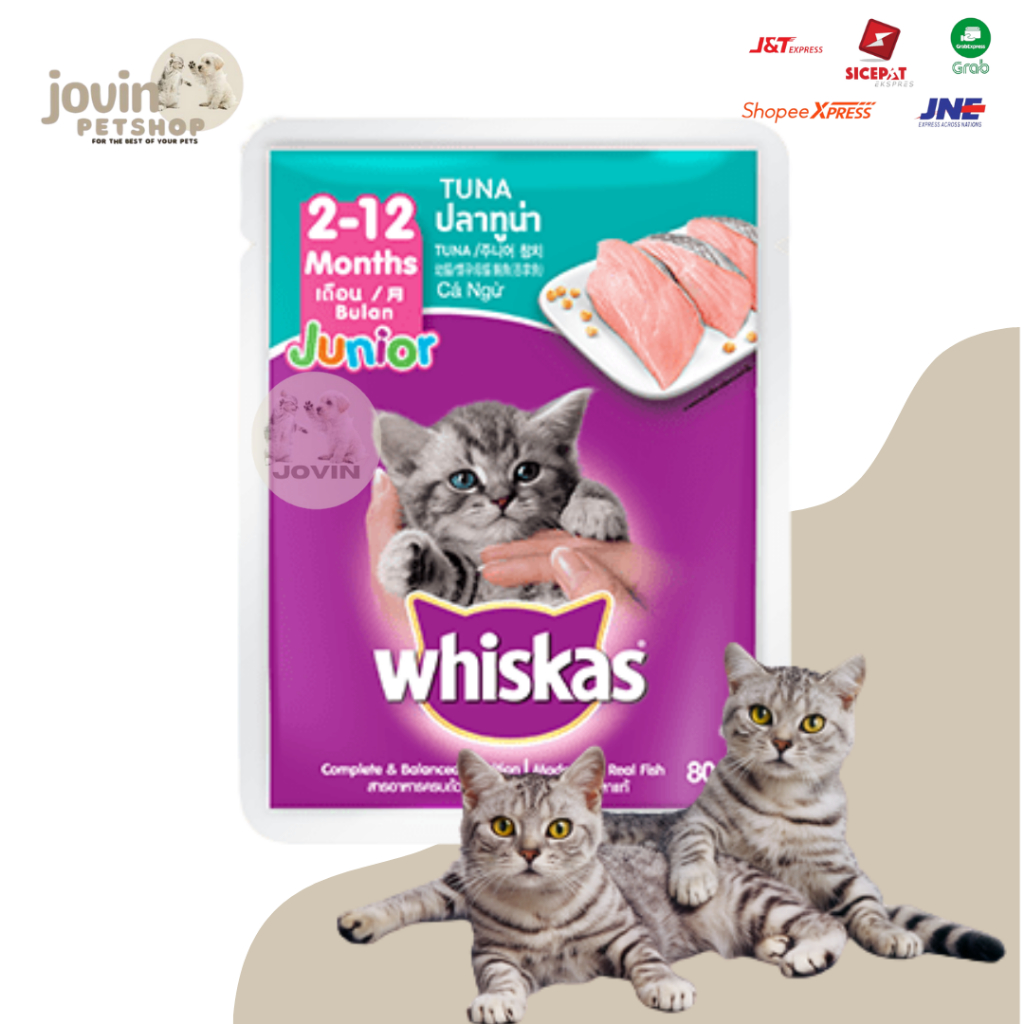 Whiskas Pouch Junior Tuna 80gr