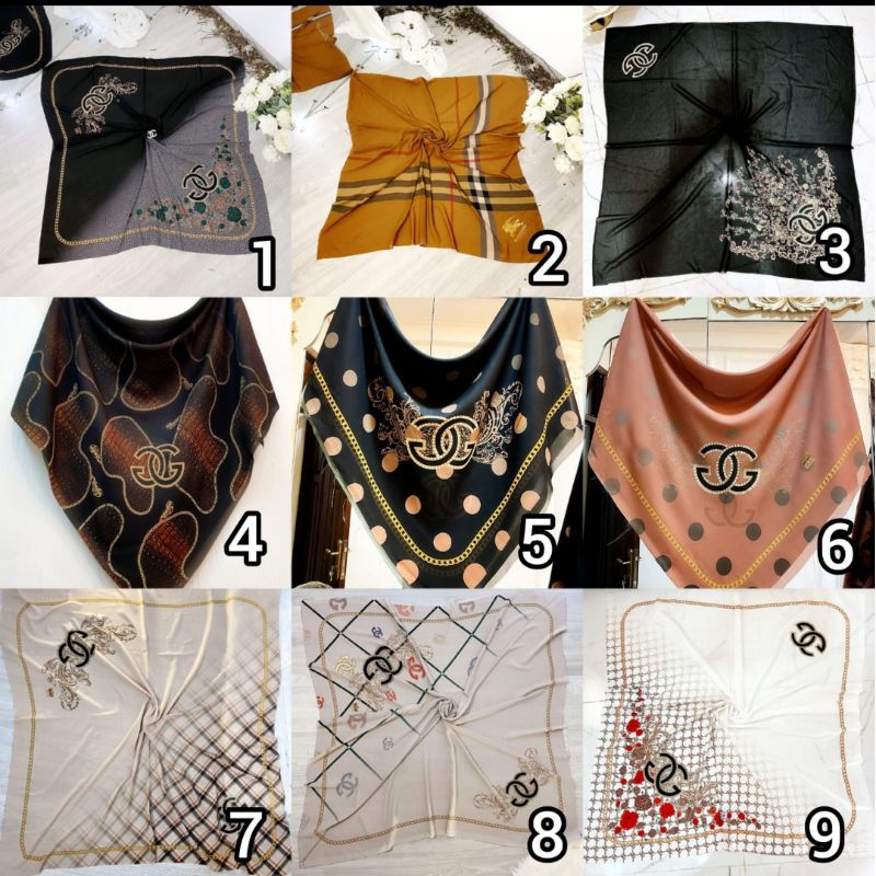 Jilbab segi empat shr