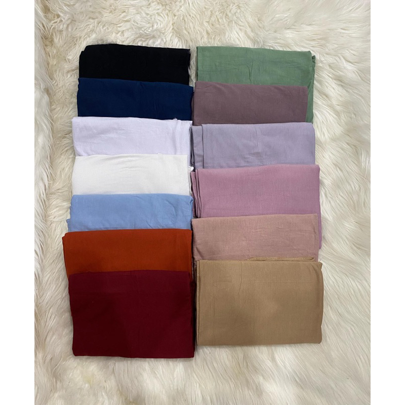 Pashmina kaos rayon-pashmina malay