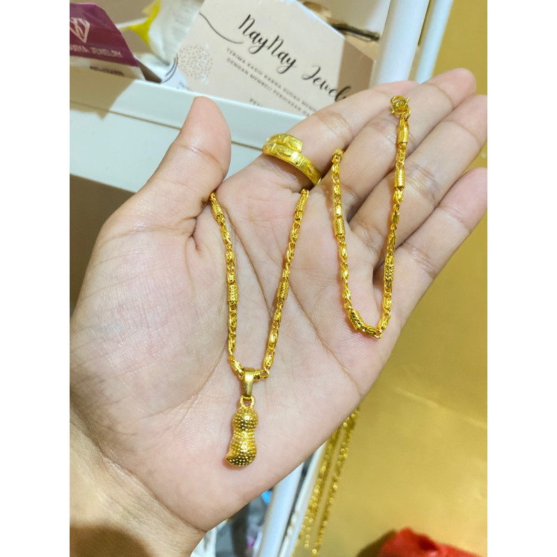 set koin kacang bambu