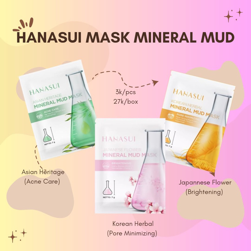 hanasui mask mineral mud