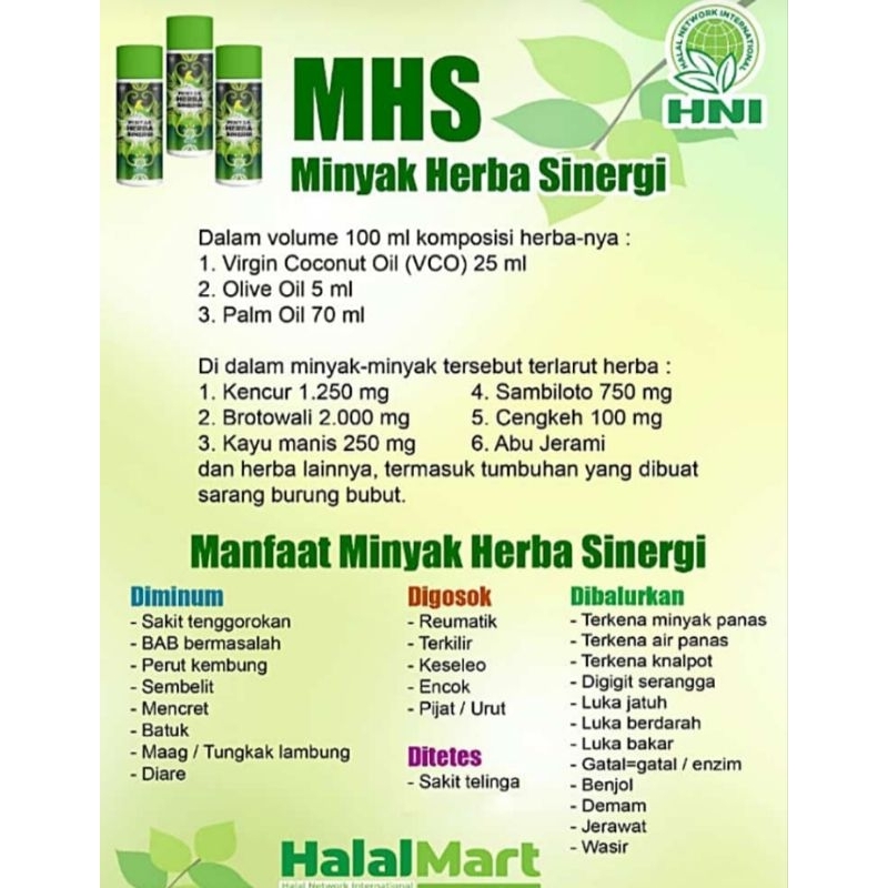 MHS minyak herba