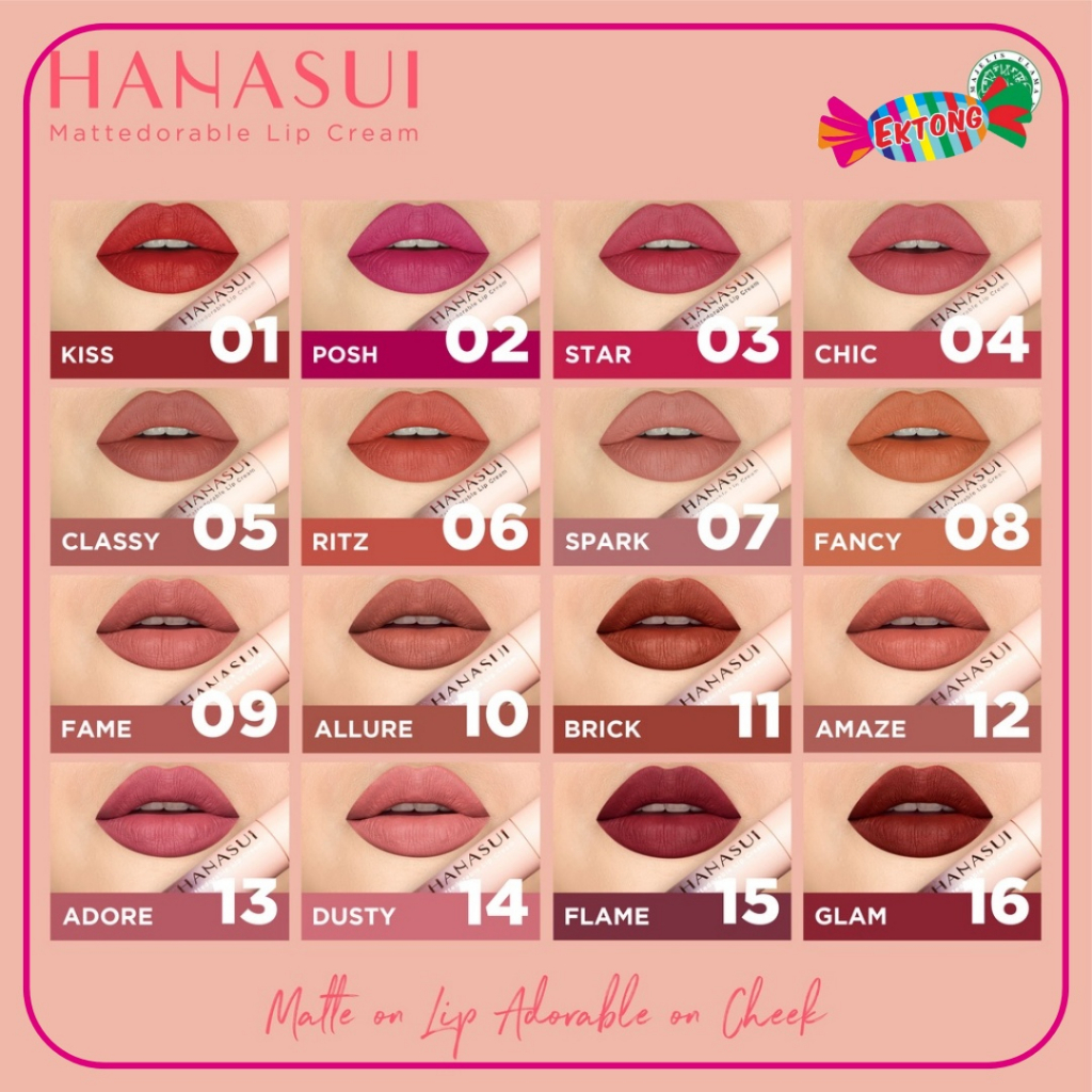 HANASUI MATTEDORABLE LIP CREAM