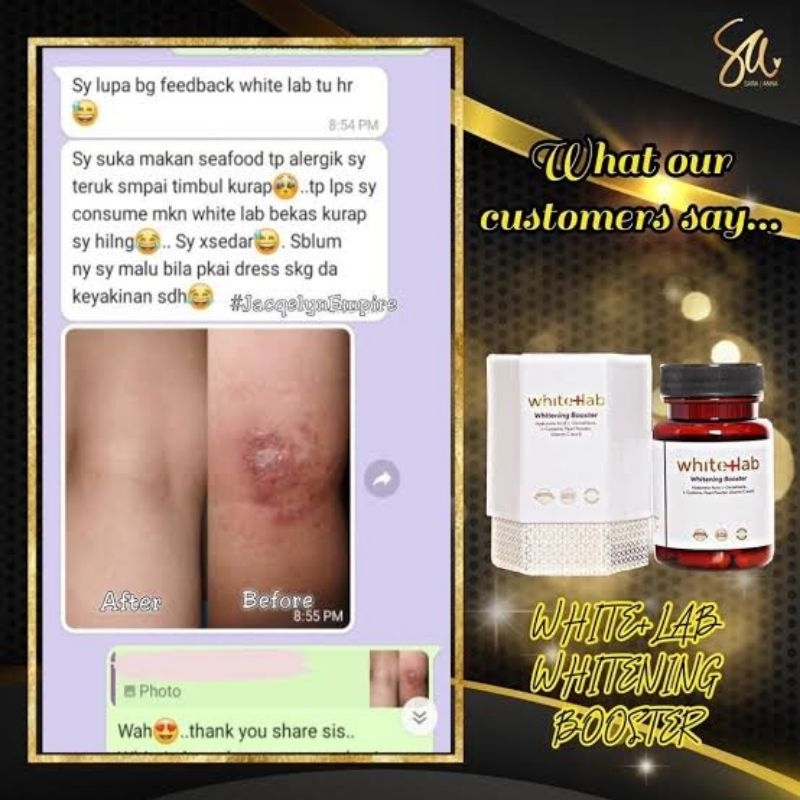 combo whitelab capsules +sachet