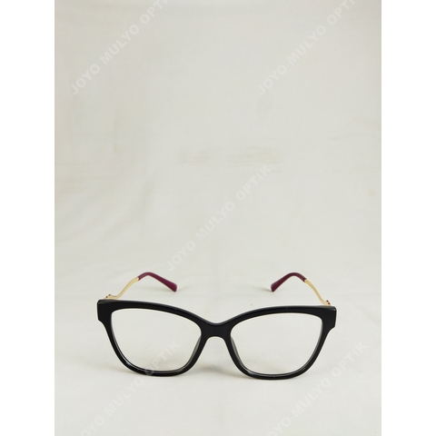 Kacamata Frame Black semi cat eye