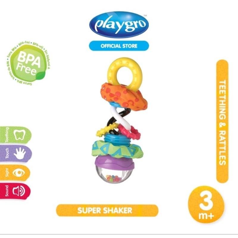 SUPER SHAKER PLAYGRO 3m+
