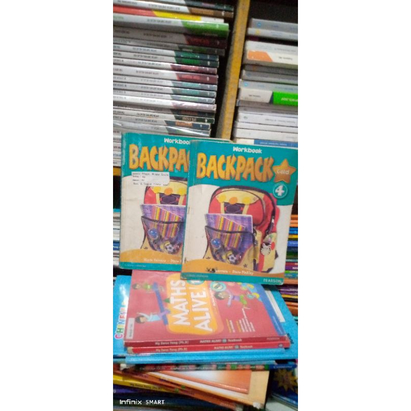BUKU BACKPACK GOLD 4 SATU SET