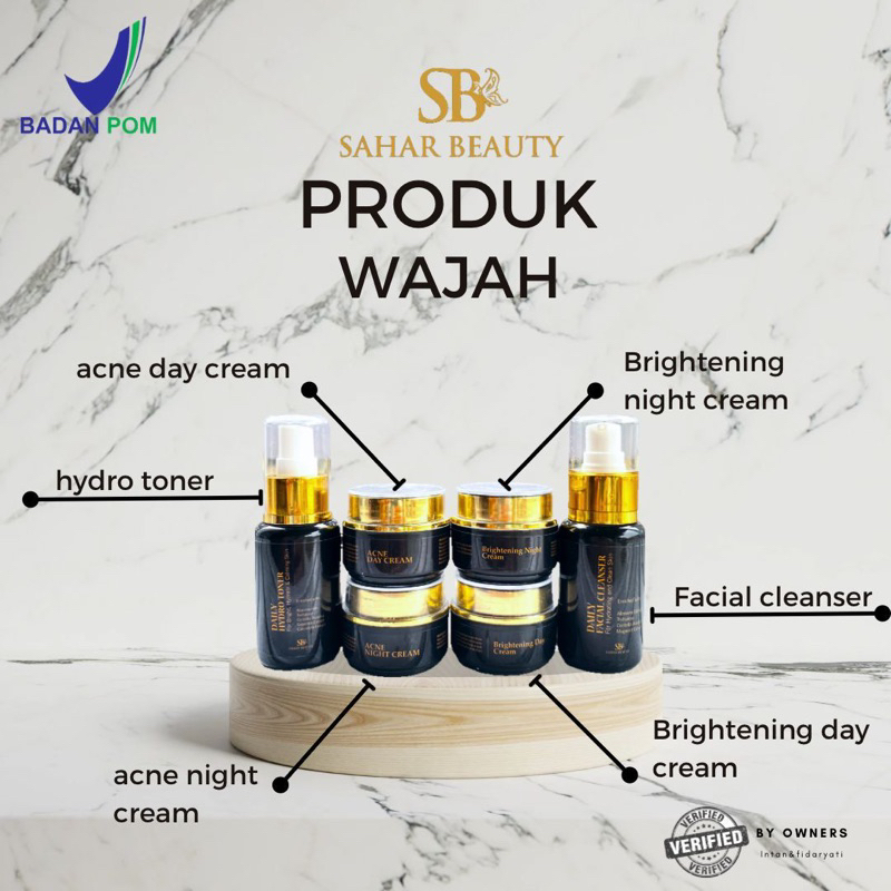 SAHAR BEAUTY (PAKET BASIC SKINCARE)