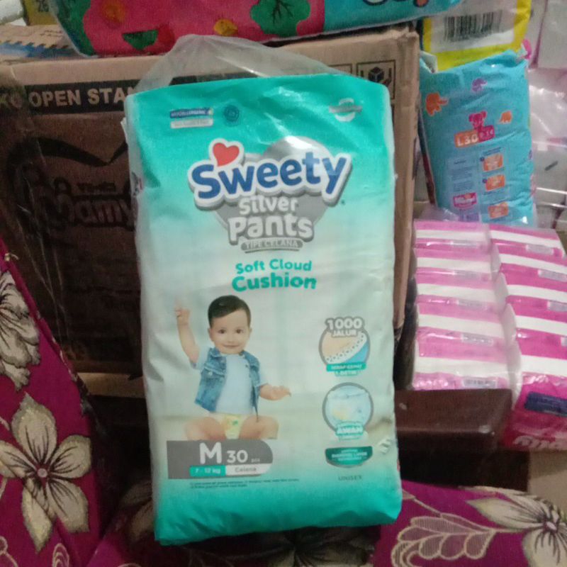 Sweety Silver Pants S, M30, L28