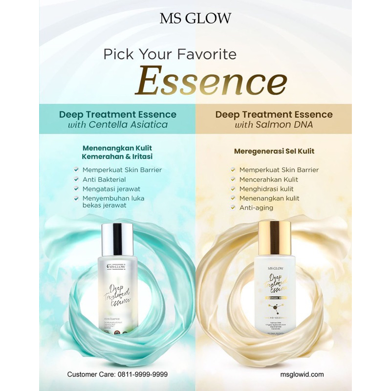 Ms Glow Essence centella Asiatica / Salmon DNA