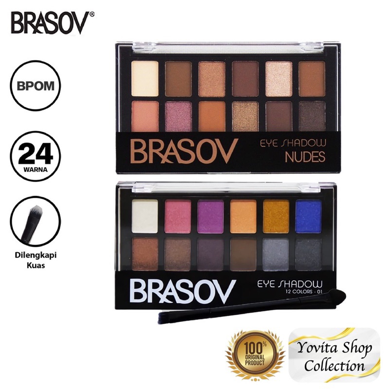 Brasov Eye Shadow 12 Color