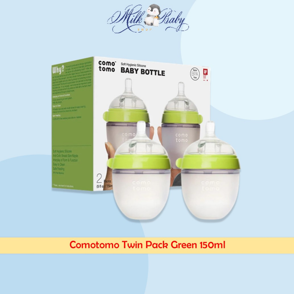 Comotomo Green 150 ml Twin Pack