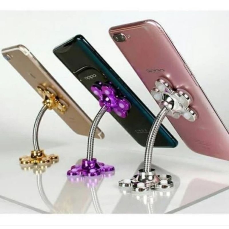 Stand holder HP bunga universal flower gekko