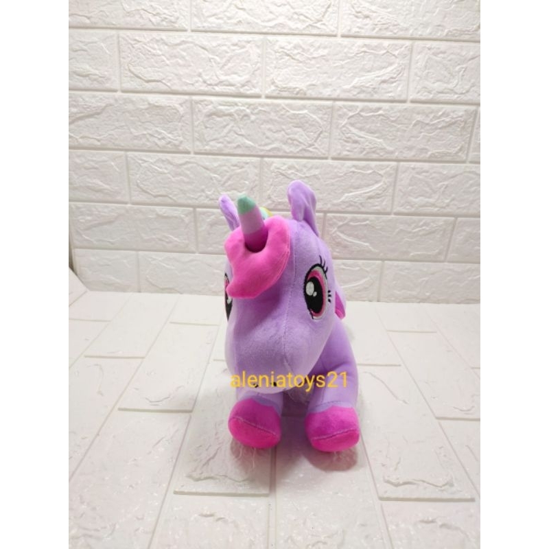 boneka unicorn kuda pony baring