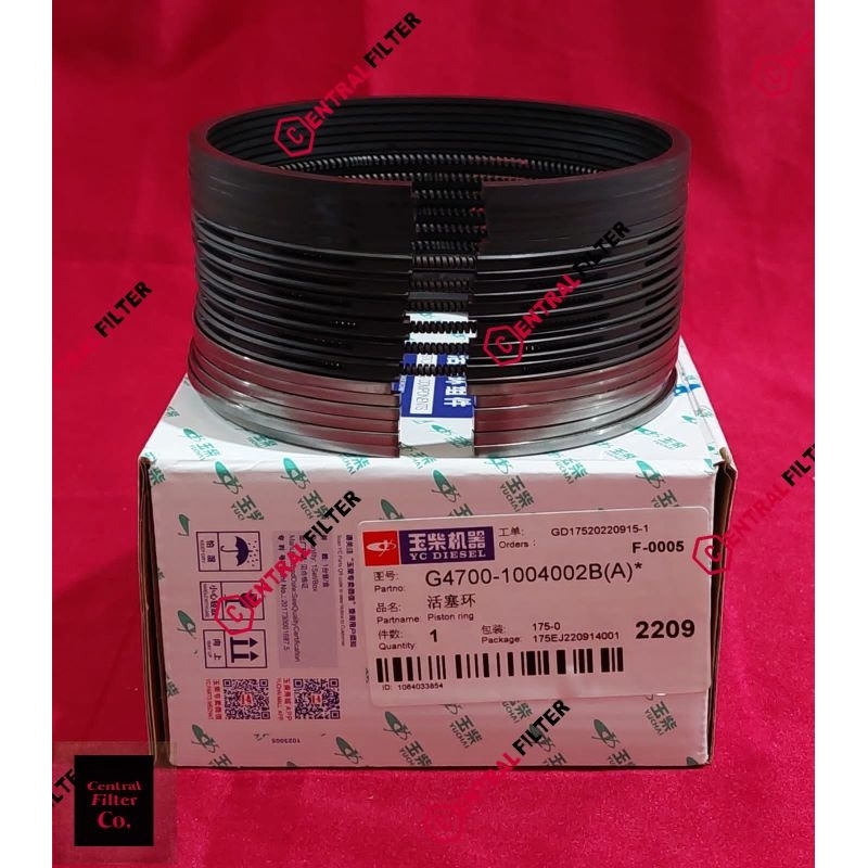 G4700-1004002 Ring Piston Yuchai