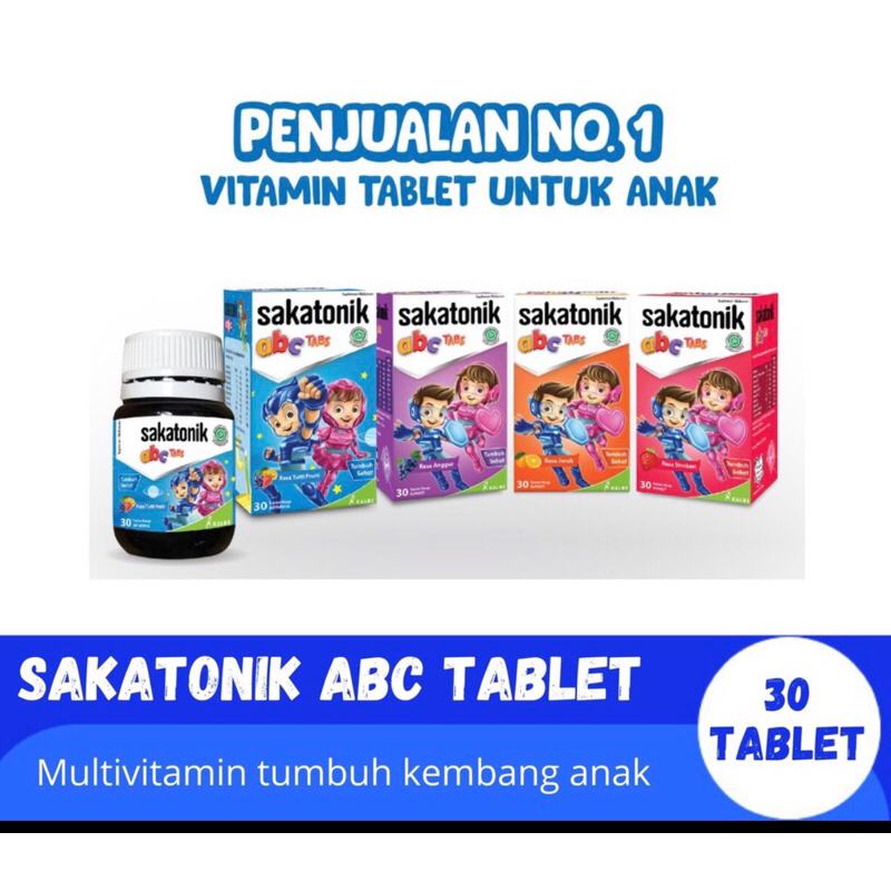 Bundle sakatonic ABC vitamin anak