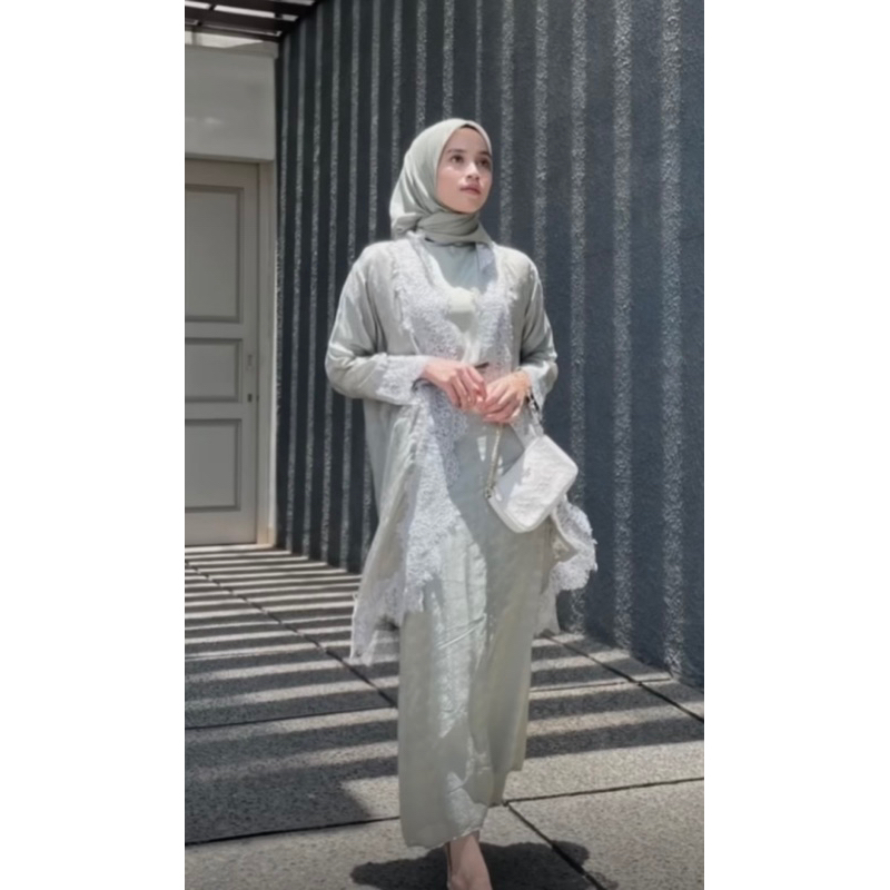 SET VISCOS PLAIN BATIK RENDA TERMURAH