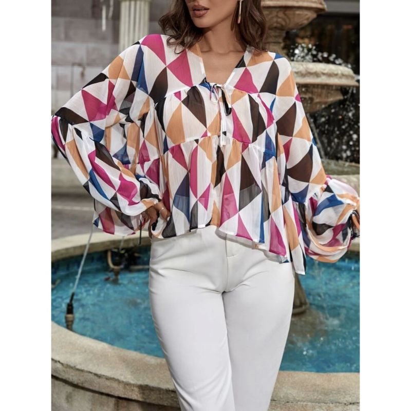 Blouse Import Big Size - 35440