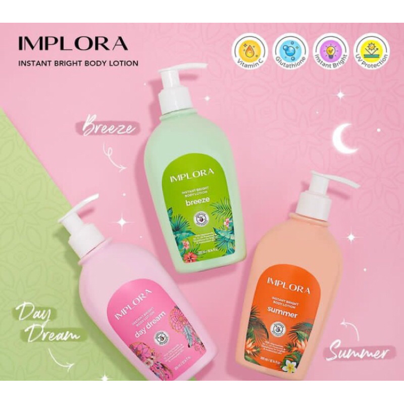 IMPLORA INSTANT BRIGHT BODY LOTION