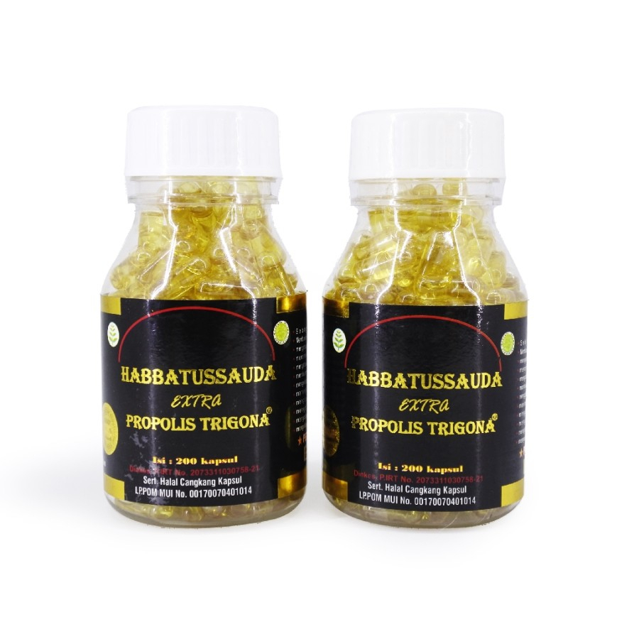 Habbatussauda Extra Propolis Trigona 200 Kapsul