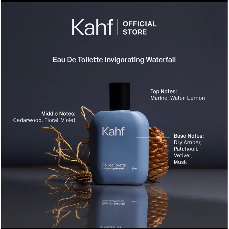 Kahf Invigorating Waterfall Eau de Toilette 35ml