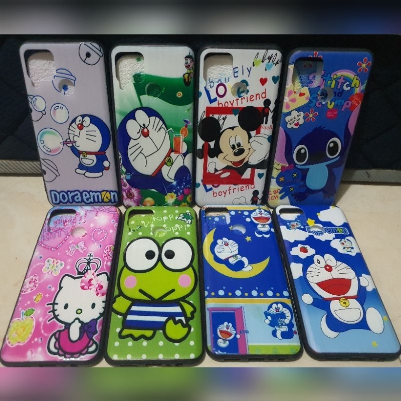 SOFTCASE MOTIF CAMPUR REALME C15