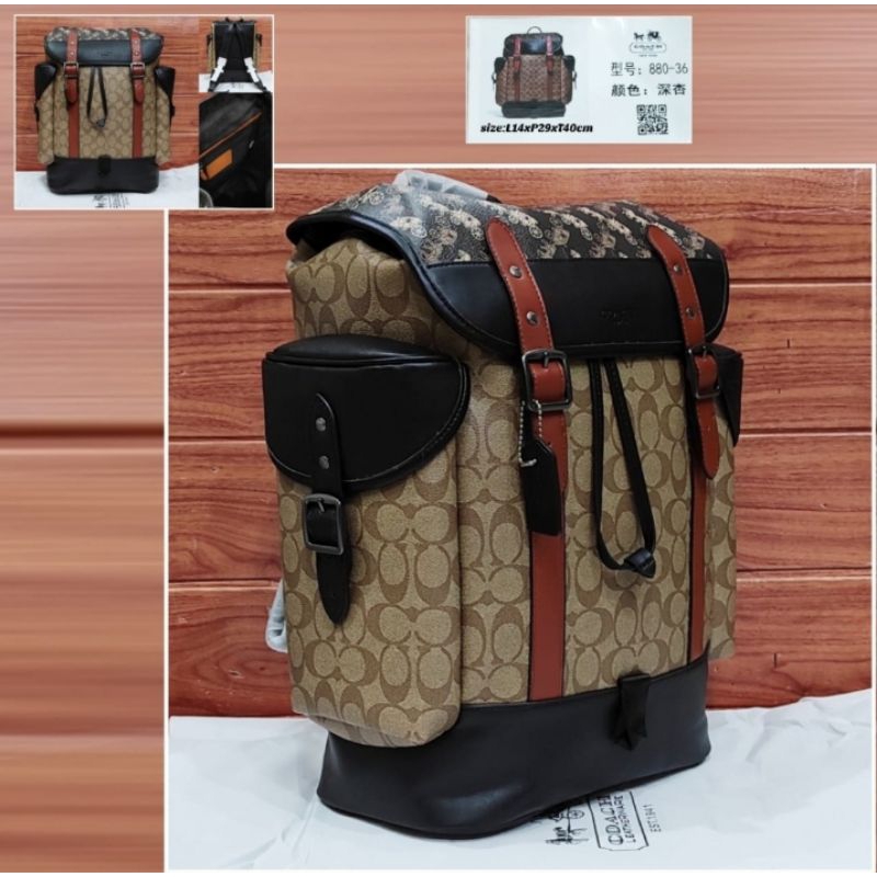 ransel pria coa ch pria mirror