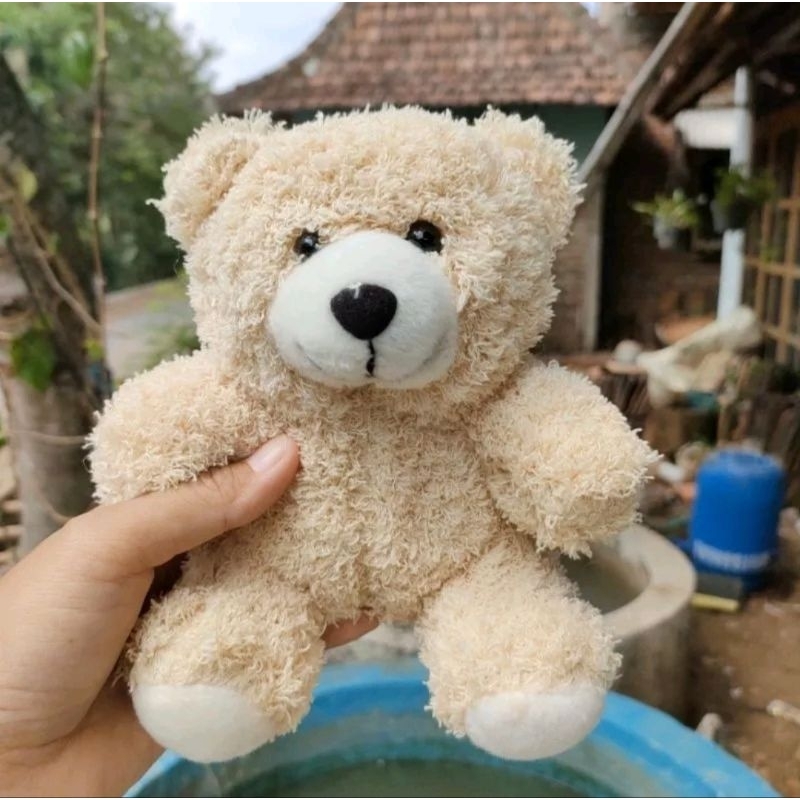 BONEKA TEDDY BEAR MINI KERITING